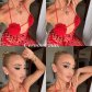 Ольга Бузова в ярко-красном бикини устроила фотосессию на пляже в Доминикане