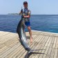Евгений Плющенко поймал гигантскую рыбу