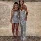 Хайди Клум с дочерью Лени в подходящих нарядах на показе мод Dolce & Gabbana