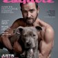 Джастин Теру появился на обложке журнала со своей любимой собакой: неожиданная фотосессия актера с питбулем