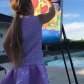 Виктория Бекхэм обучает четырехлетнюю дочку живописи