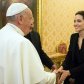 Анджелина Джоли встретилась с Папой Франциском