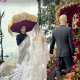 Кортни Кардашьян в свадебном платье от D&G на церемонии с Трэвисом Баркером