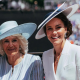 Кейт Миддлтон в белом наряде на параде цветов королевы Елизаветы