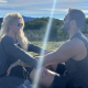 Бритни Спирс и Сэм Асгари в веселом видео в гримерке