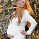 Беременная Линдси Лохан оголила свой животик для обложки «Allure»