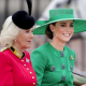 Кейт Миддлтон в изумрудно-зеленом платье на первом марше короля Карла III: фото